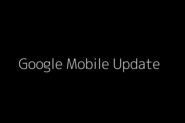 Google Mobile Update